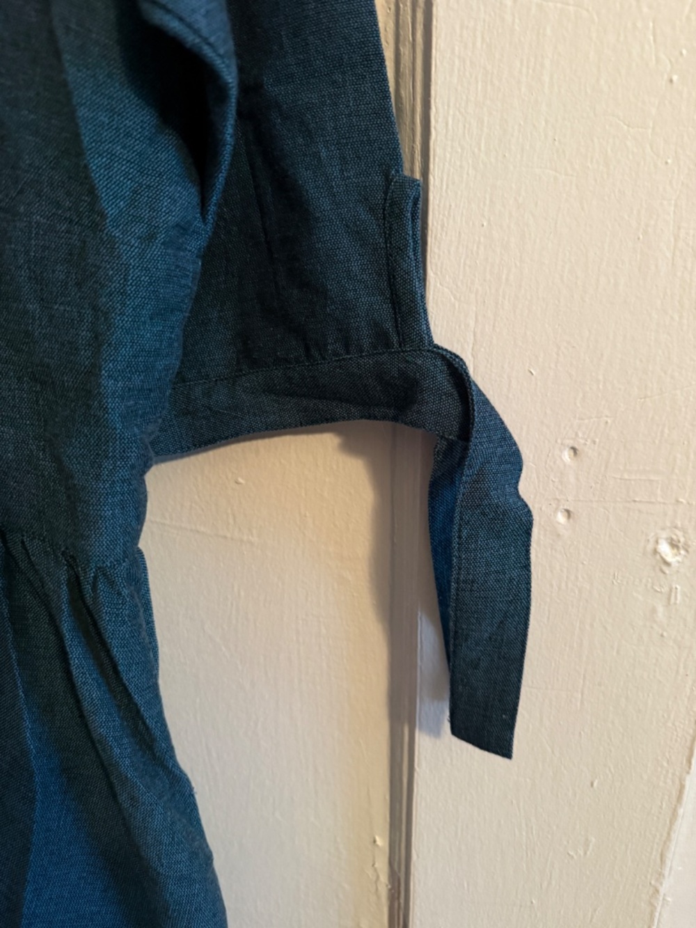 Mata Traders blue tie sleeve dress (L) - Picture 4 of 6